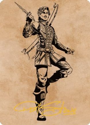 Astarion, the Decadent Art Card (Gold-Stamped Signature) (ASCLB-062) - Art Series: Commander Legends: Battle for Baldur's Gate