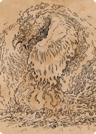 Nemesis Phoenix Art Card (ASCLB-056) - Art Series: Commander Legends: Battle for Baldur's Gate