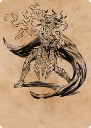 Livaan, Cultist of Tiamat Art Card (ASCLB-055) - Art Series: Commander Legends: Battle for Baldur's Gate