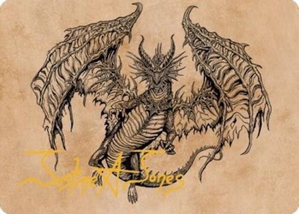 Ganax, Astral Hunter Art Card (Gold-Stamped Signature) (ASCLB-053) - Art Series: Commander Legends: Battle for Baldur's Gate