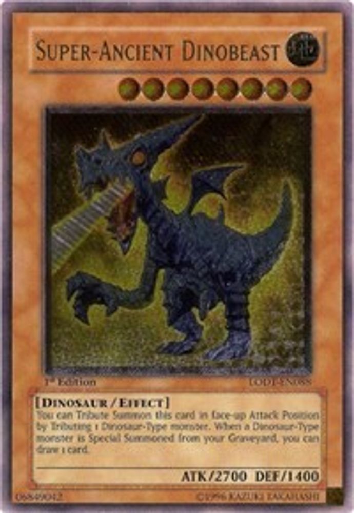 Super-Ancient Dinobeast (UTR) (LODT-EN088) - Ultimate Rare