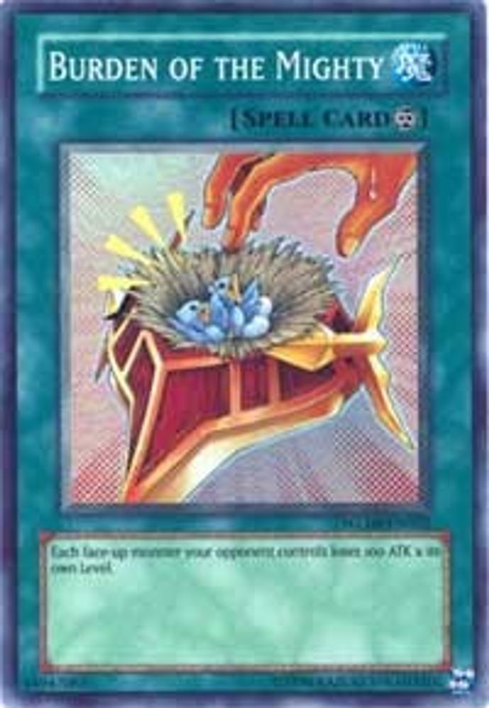 Burden of the Mighty (WC08-EN002) - Super Rare