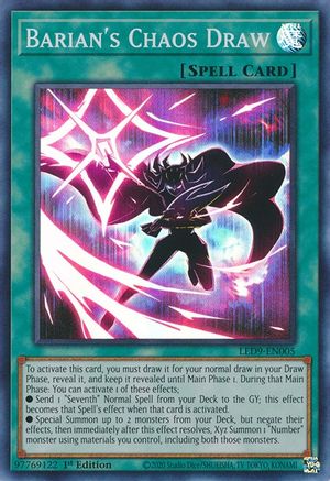 Barian's Chaos Draw (LED9-EN005) - Legendary Duelists: Duels From the Deep 1st Edition