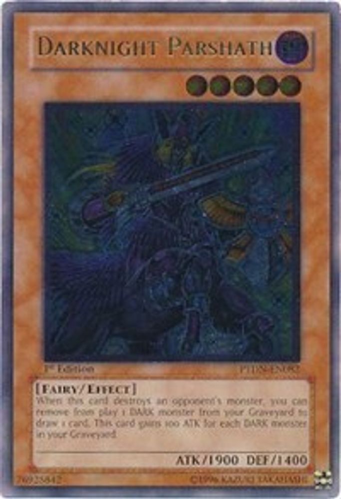 Darknight Parshath (UTR) (PTDN-EN082) - Ultimate Rare