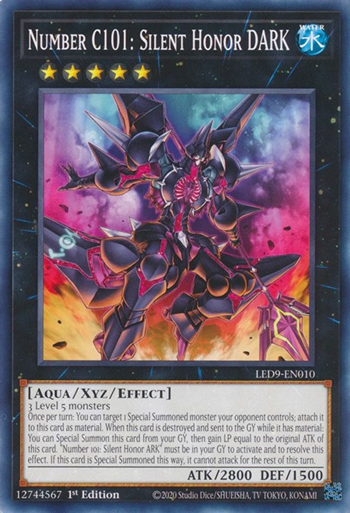Number C101: Silent Honor DARK (LED9-EN010) - Common