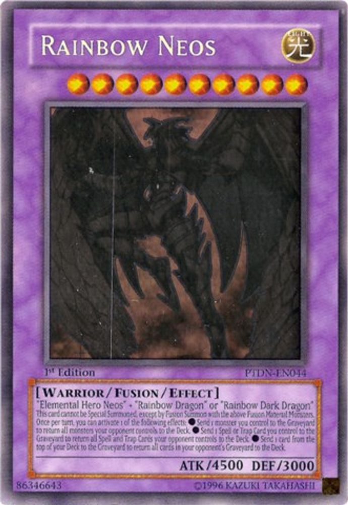 Rainbow Neos (Ghost Rare) (PTDN-EN044) - Ghost Rare