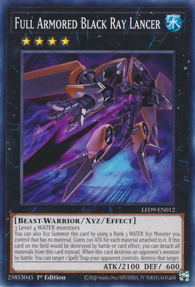 Full Armored Black Ray Lancer (LED9-EN012) - Common