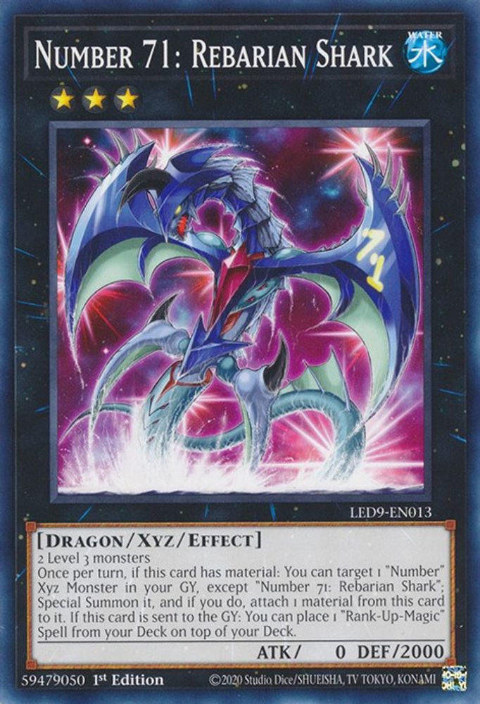 Number 71: Rebarian Shark (LED9-EN013) - Common