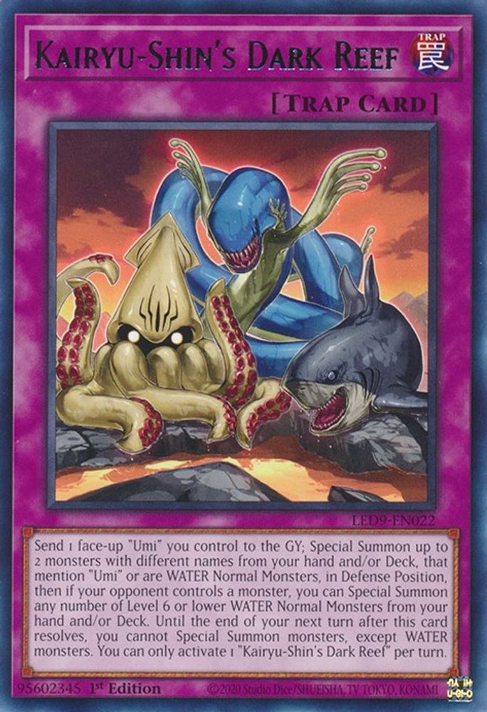 Kairyu-Shin's Dark Reef (LED9-EN022) - Rare