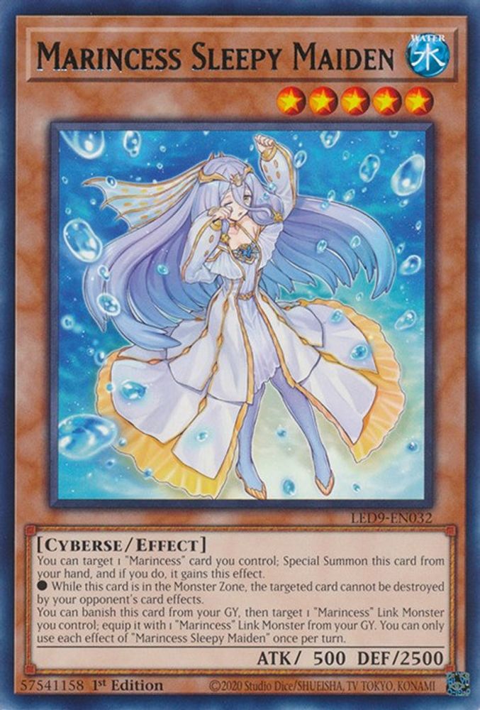 Marincess Sleepy Maiden (LED9-EN032) - Rare