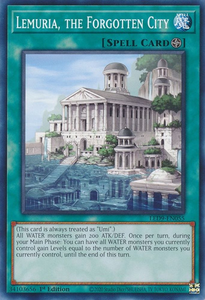 Lemuria, the Forgotten City (LED9-EN055) - Common