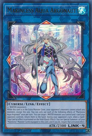 Marincess Aqua Argonaut (LED9-EN034) - Legendary Duelists: Duels From the Deep 1st Edition