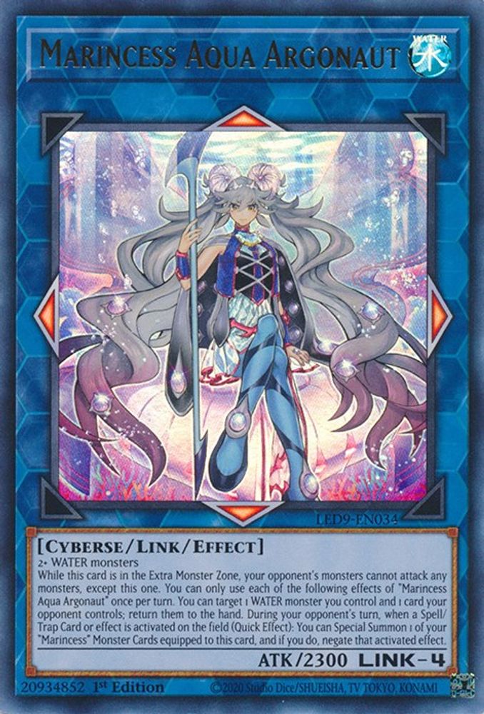 Marincess Aqua Argonaut (LED9-EN034) - Ultra Rare