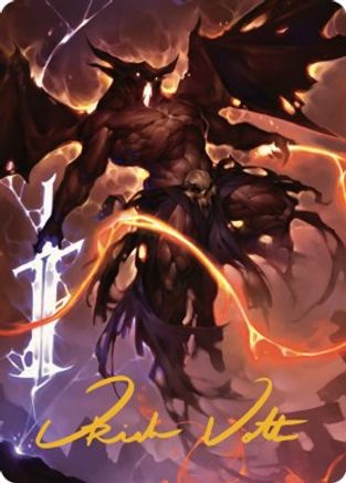 Balor Art Card (Gold-Stamped Signature) (ASCLB-007) - Art Series: Commander Legends: Battle for Baldur's Gate