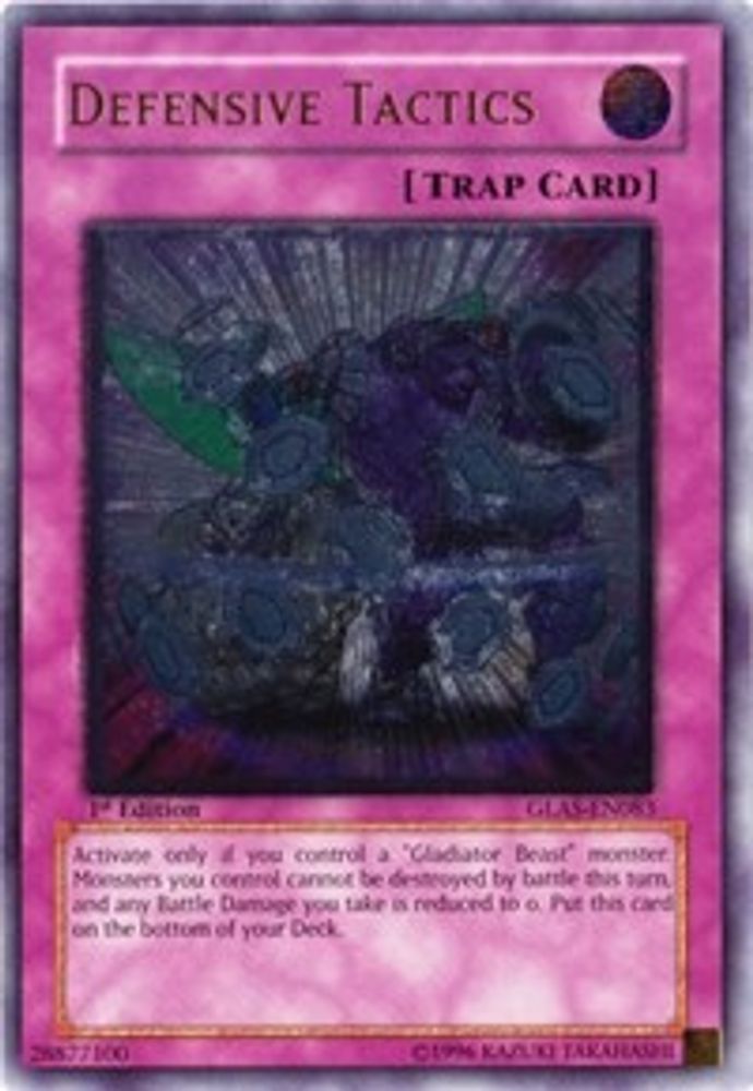Defensive Tactics (UTR) (GLAS-EN083) - Ultimate Rare