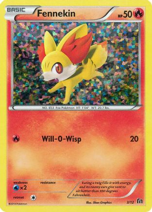 Fennekin - 3/12/12  - Holofoil - Promo