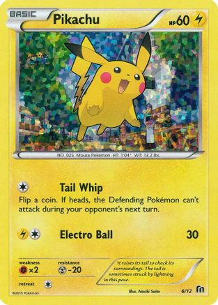 Pikachu (6/12) [Promos McDonald's : Collection 2016] 