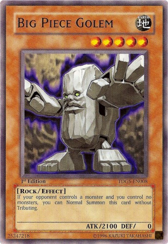 Big Piece Golem (TDGS-EN008) - Rare