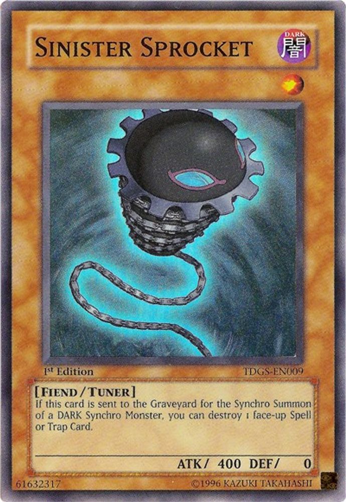Sinister Sprocket (TDGS-EN009) - Super Rare