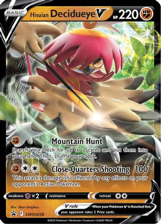 Hisuian Decidueye V SWSH238  - Holofoil - Promo