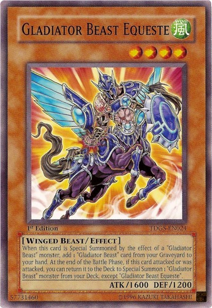 Gladiator Beast Equeste (TDGS-EN024) - Common