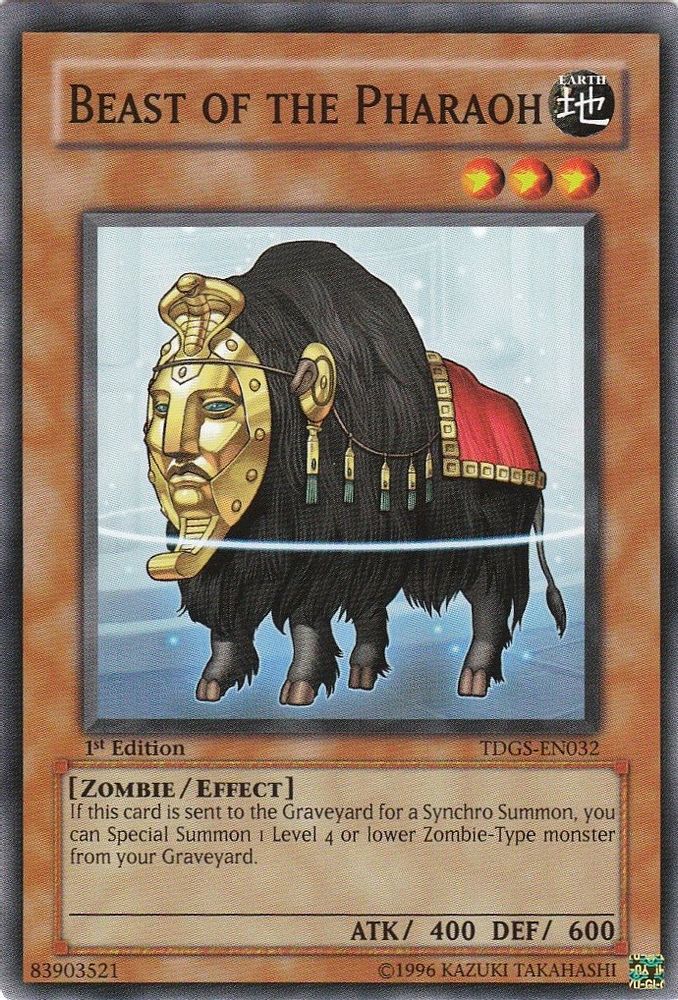 Beast of the Pharaoh (TDGS-EN032) - Common