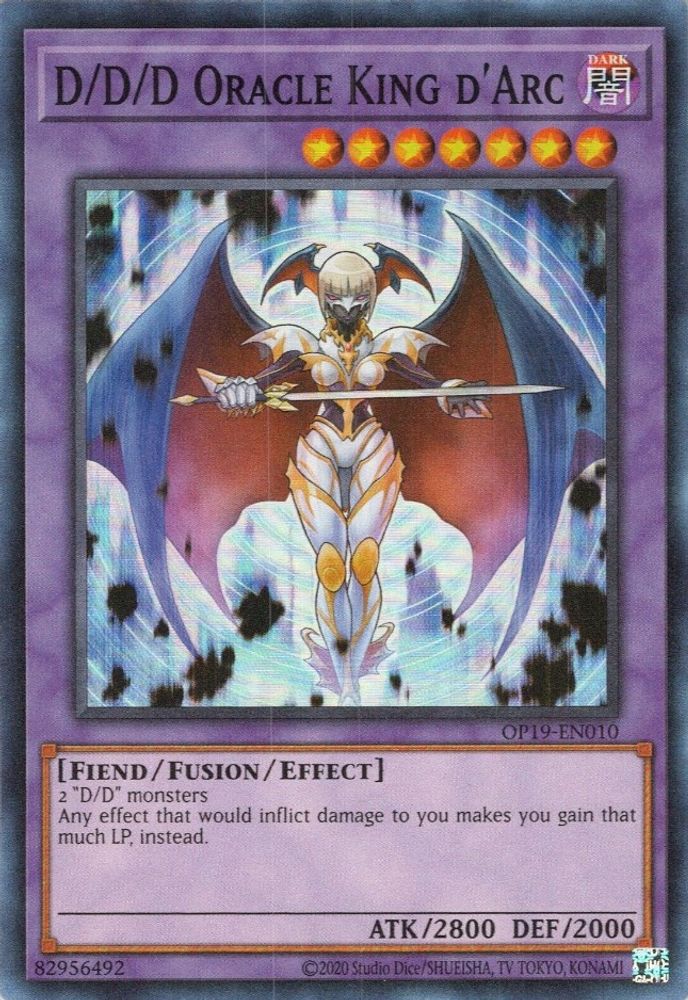 D/D/D Oracle Roi d'Arc [OP19-EN010] Super Rare 