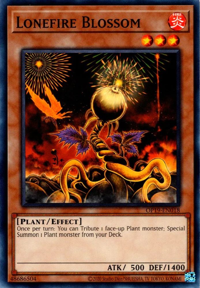 Fleur de feu solitaire [OP19-EN018] Commune 