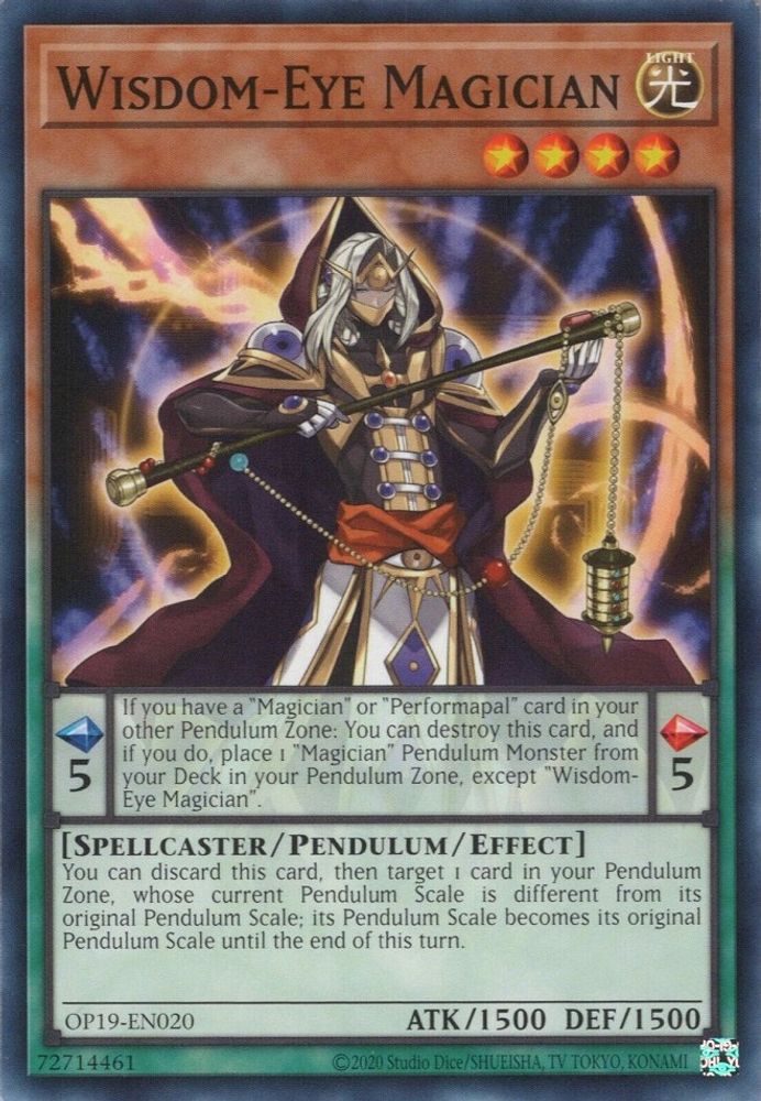 Wisdom-Eye Magician (OP19-EN020) - Common