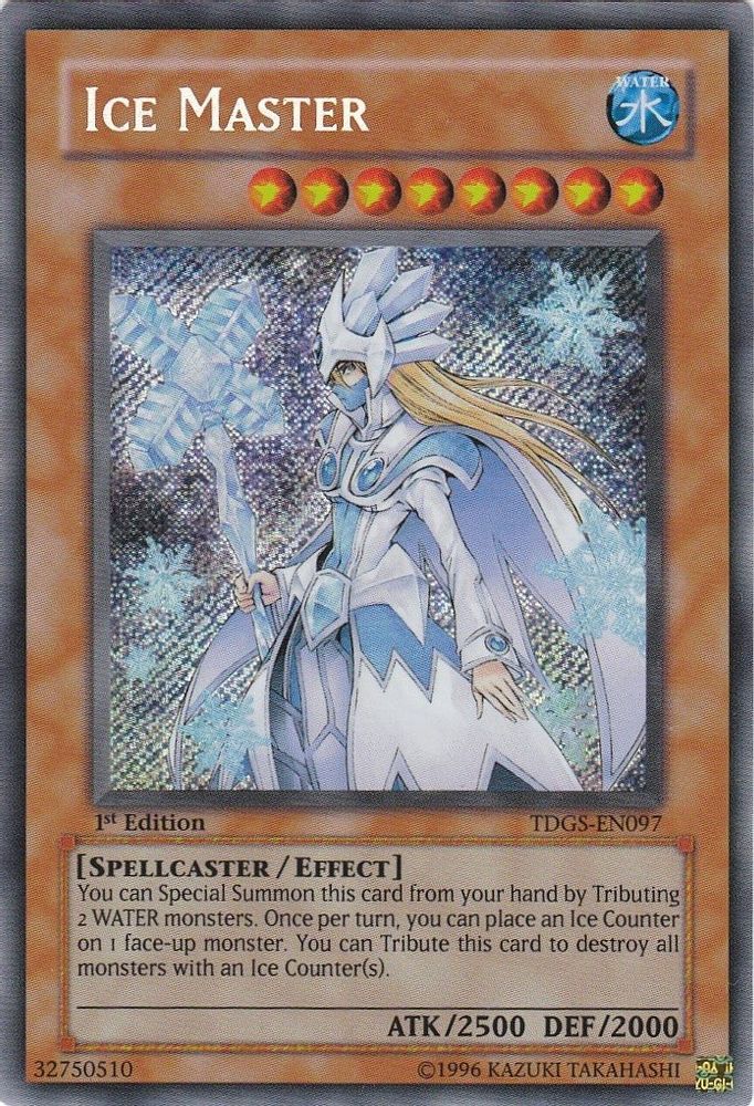 Ice Master (TDGS-EN097) - Secret Rare