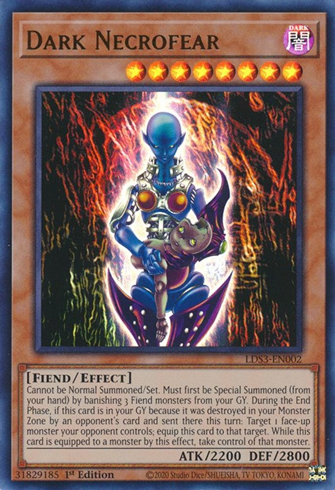 Dark Necrofear (LDS3-EN002) - Ultra Rare