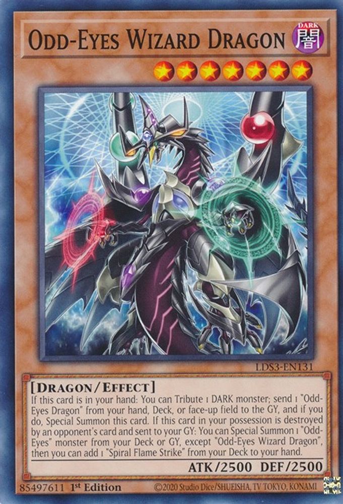 Dragon sorcier aux yeux impairs [LDS3-EN131] Commun 
