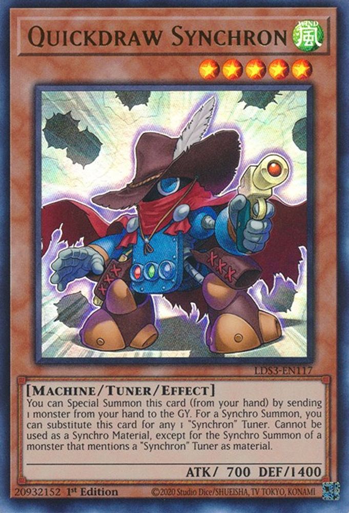 Quickdraw Synchron (LDS3-EN117) - Ultra Rare