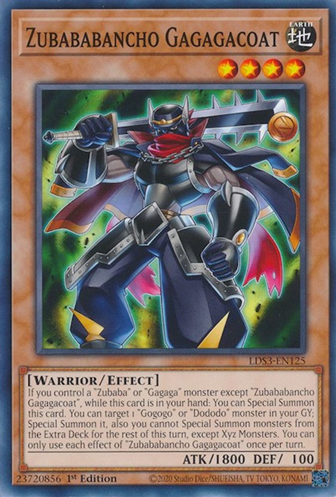 Zubababancho Gagagacoat (LDS3-EN125) - Common