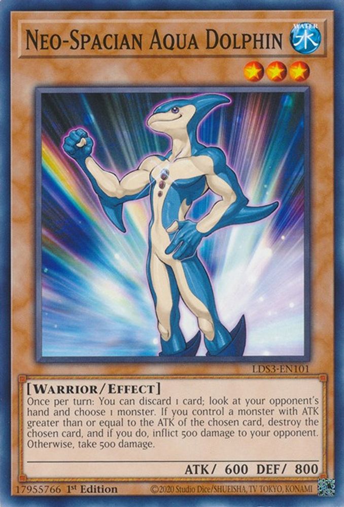 Neo-Spacian Aqua Dolphin (LDS3-EN101) - Common