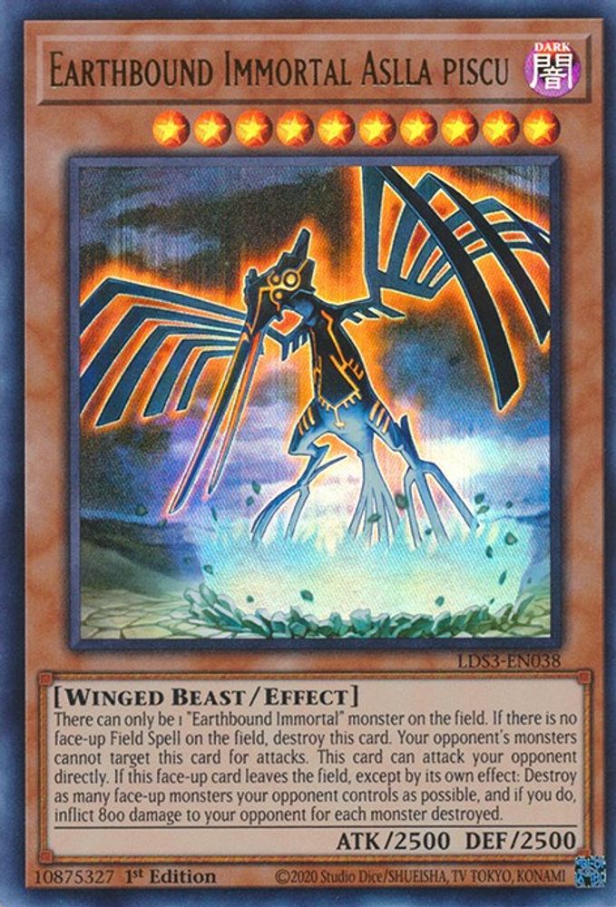 Earthbound Immortal Aslla Piscu (LDS3-EN038) - Ultra Rare