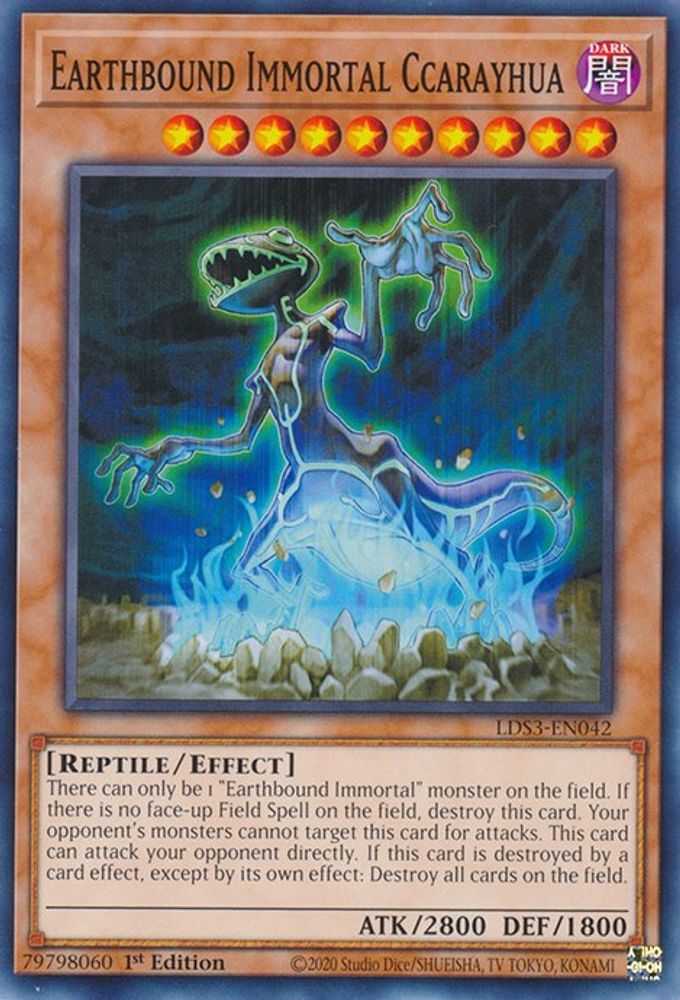 Earthbound Immortal Ccarayhua (LDS3-EN042) - Common