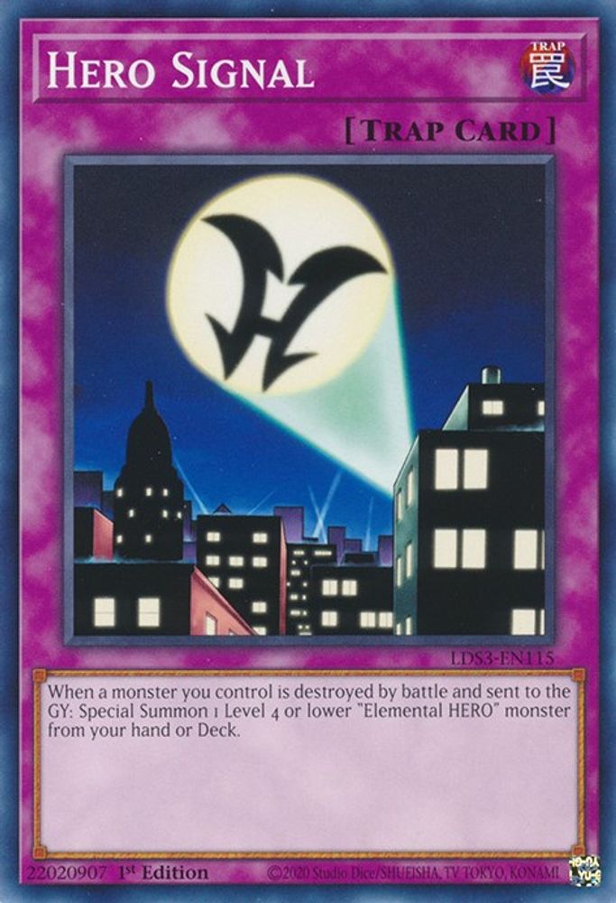 Signal de héros [LDS3-EN115] Commun 