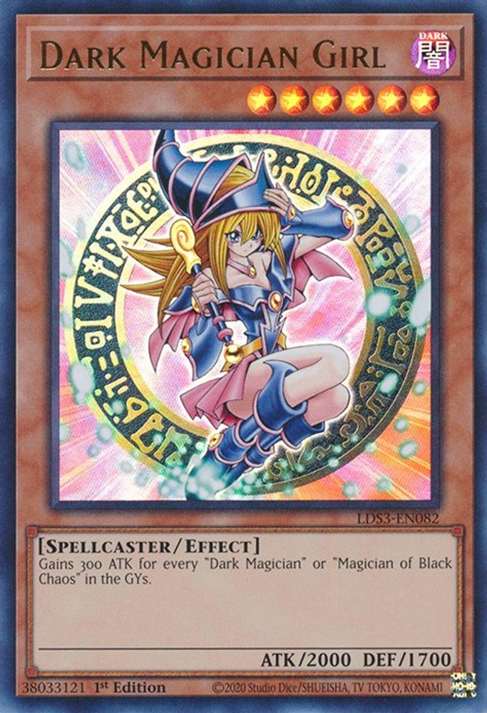 Dark Magician Girl (LDS3-EN082) - Ultra Rare