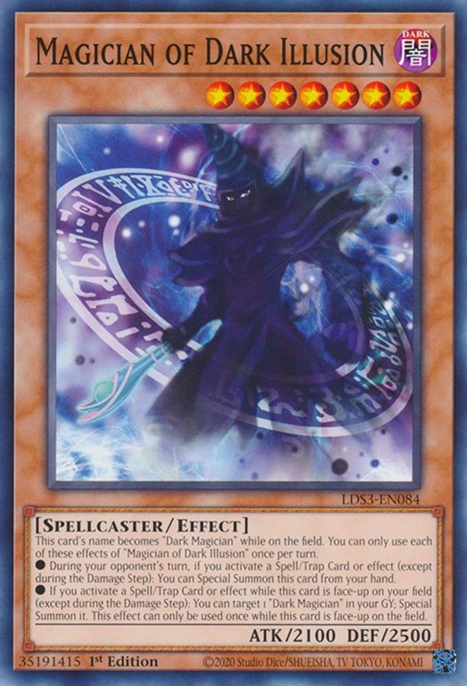 Magicien de l'illusion sombre [LDS3-EN084] Commun 
