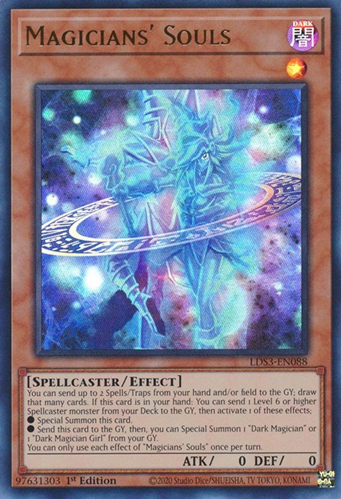 Âmes des magiciens [LDS3-EN088] Ultra Rare 