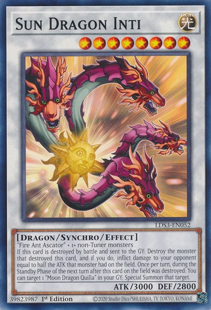 Sun Dragon Inti (LDS3-EN052) - Common