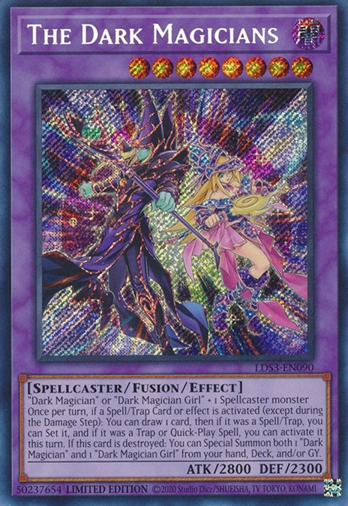 The Dark Magicians (LDS3-EN090) - Secret Rare