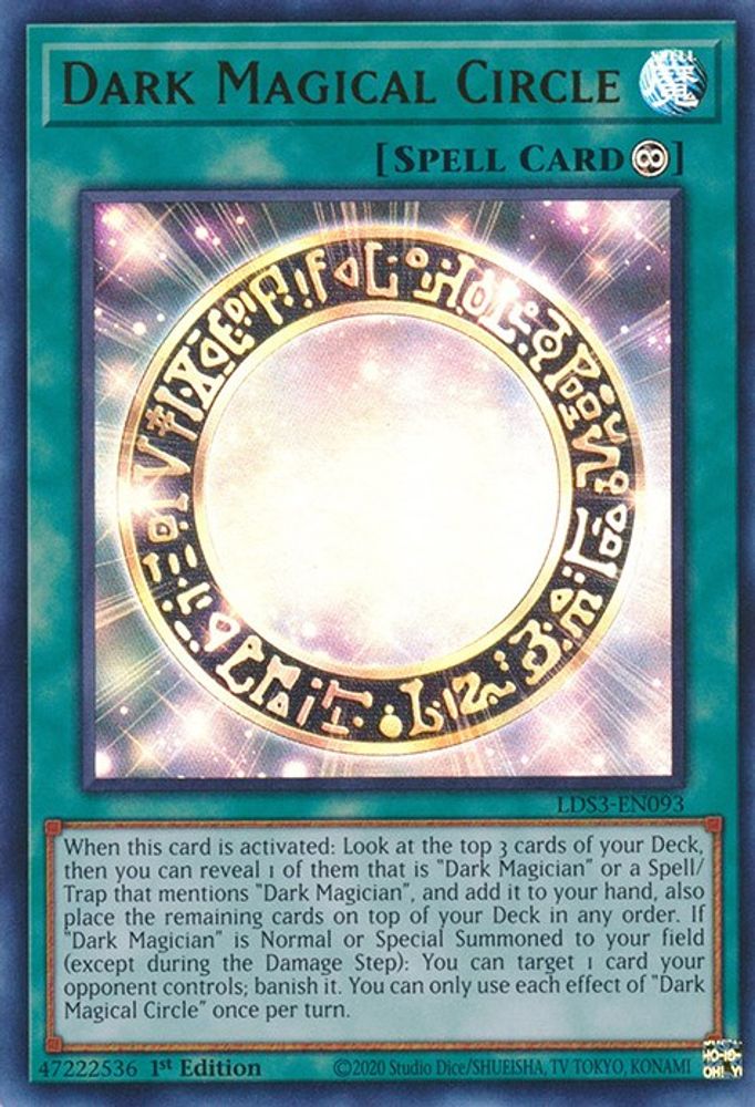 Dark Magical Circle (LDS3-EN093) - Ultra Rare