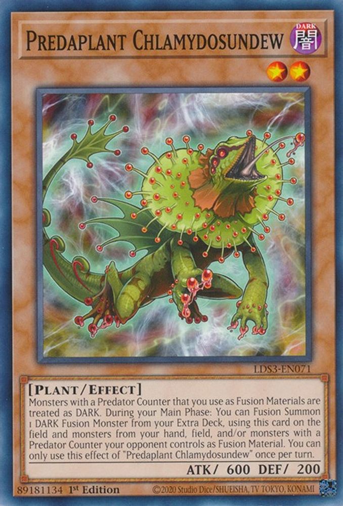 Chlamydosundew prédaplant [LDS3-EN071] Commun 