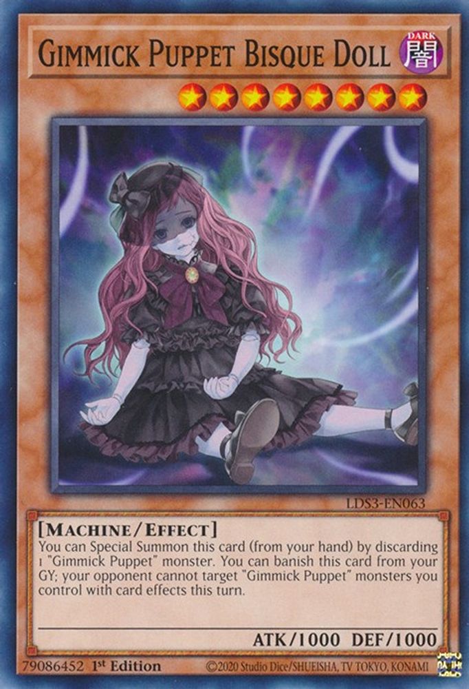 Gimmick Puppet Bisque Doll (LDS3-EN063) - Common