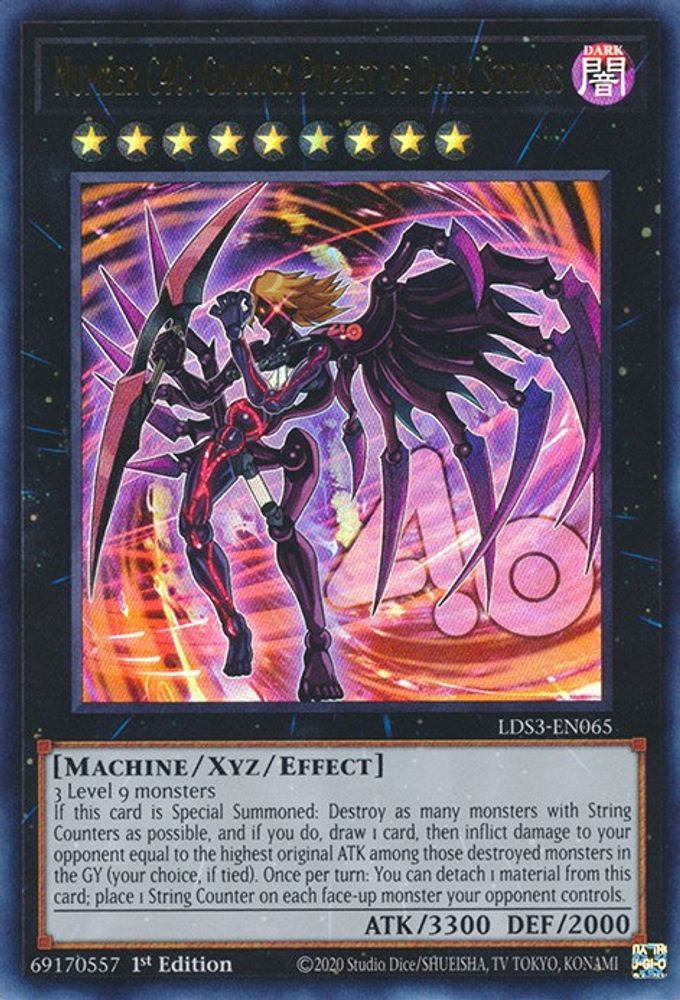 Number C40: Gimmick Puppet of Dark Strings (LDS3-EN065) - Ultra Rare