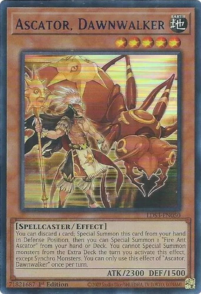 Ascator, Dawnwalker (Blue) (LDS3-EN050) - Ultra Rare