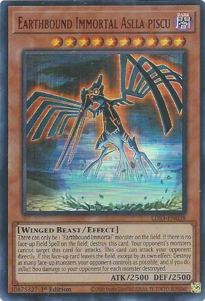 Earthbound Immortal Aslla Piscu (Red) (LDS3-EN038) - Ultra Rare