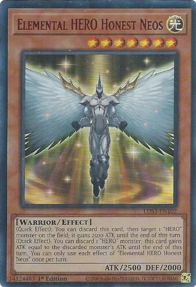 Elemental HERO Honest Neos (Red) (LDS3-EN102) - Ultra Rare